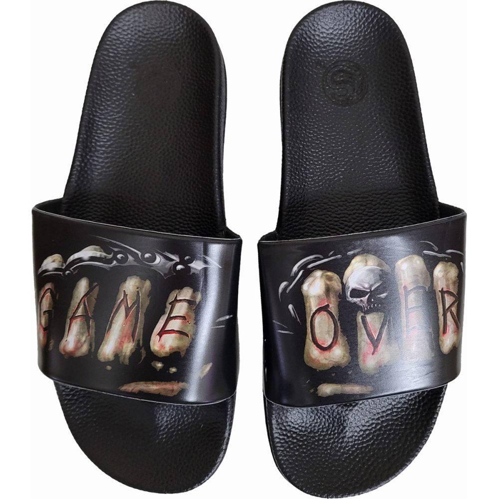 Spiral - GAME OVER Slippers - Zwart